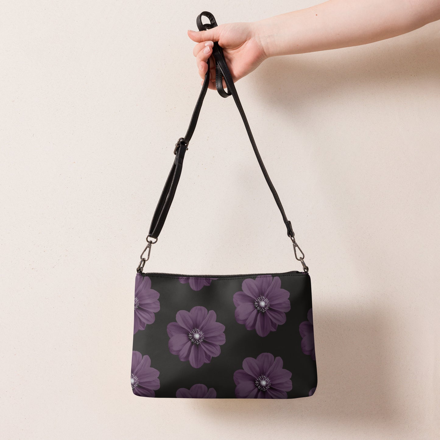 Mystic Petals Leather Crossbody Bag - FLAKOUT