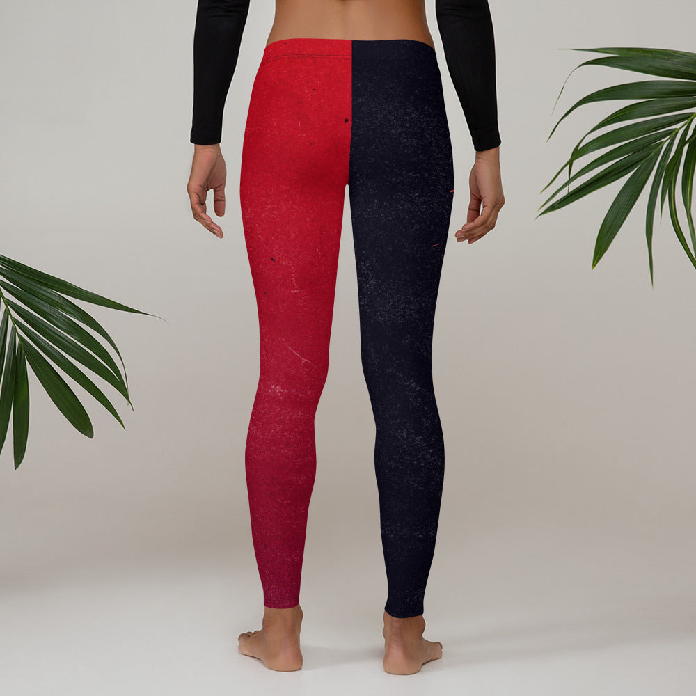 Leggings Red Black Crush - FLAKOUT