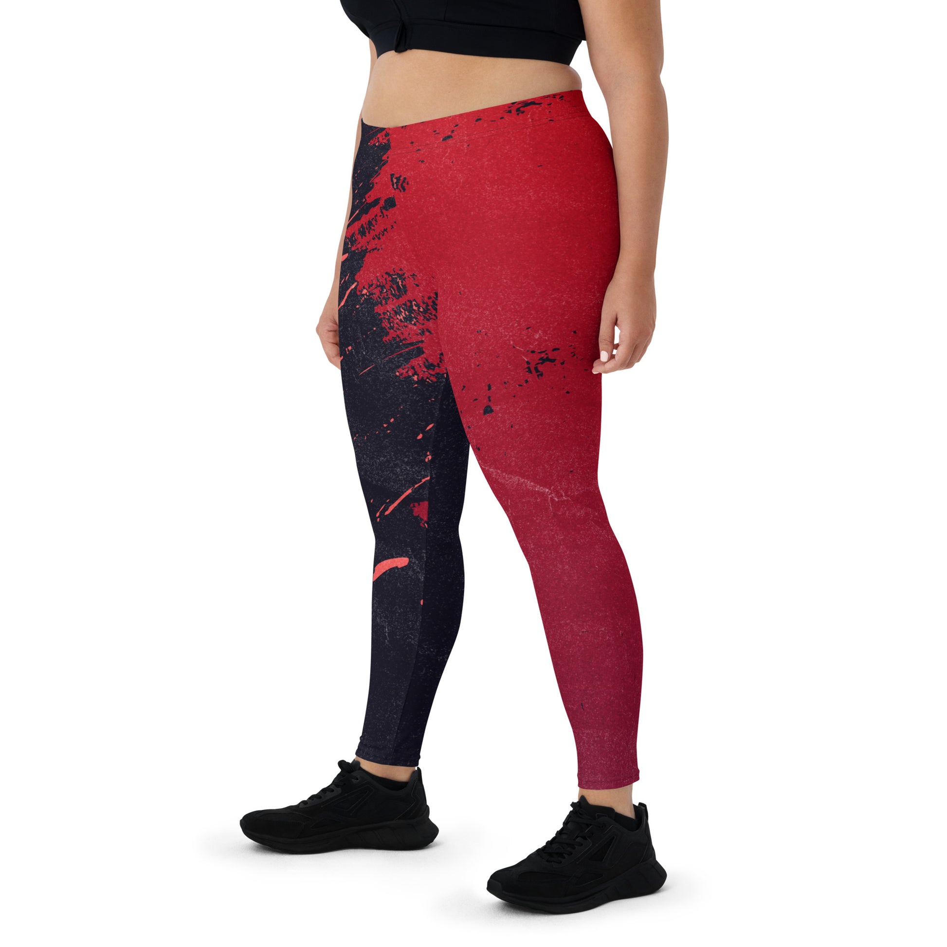 Leggings Red Black Crush - FLAKOUT