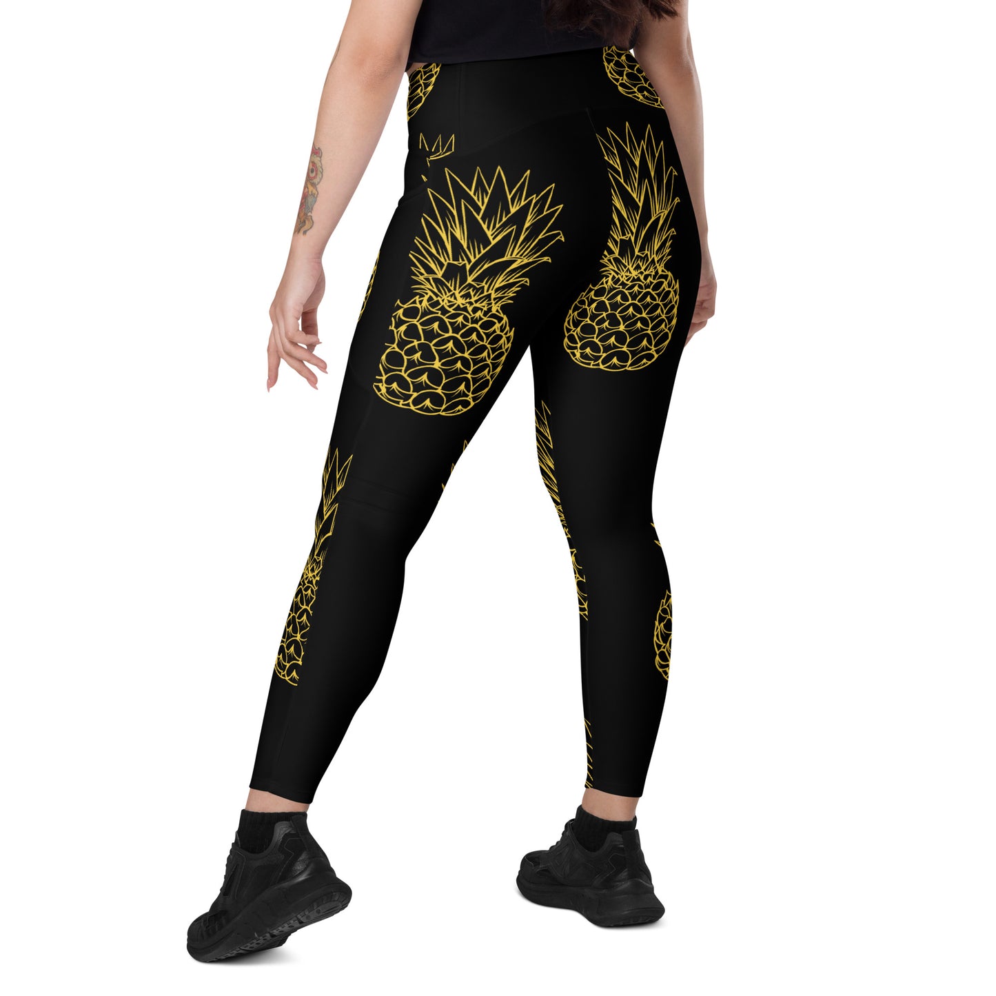 Pineapple Bliss Women's Leggings With Pockets - FLAKOUT