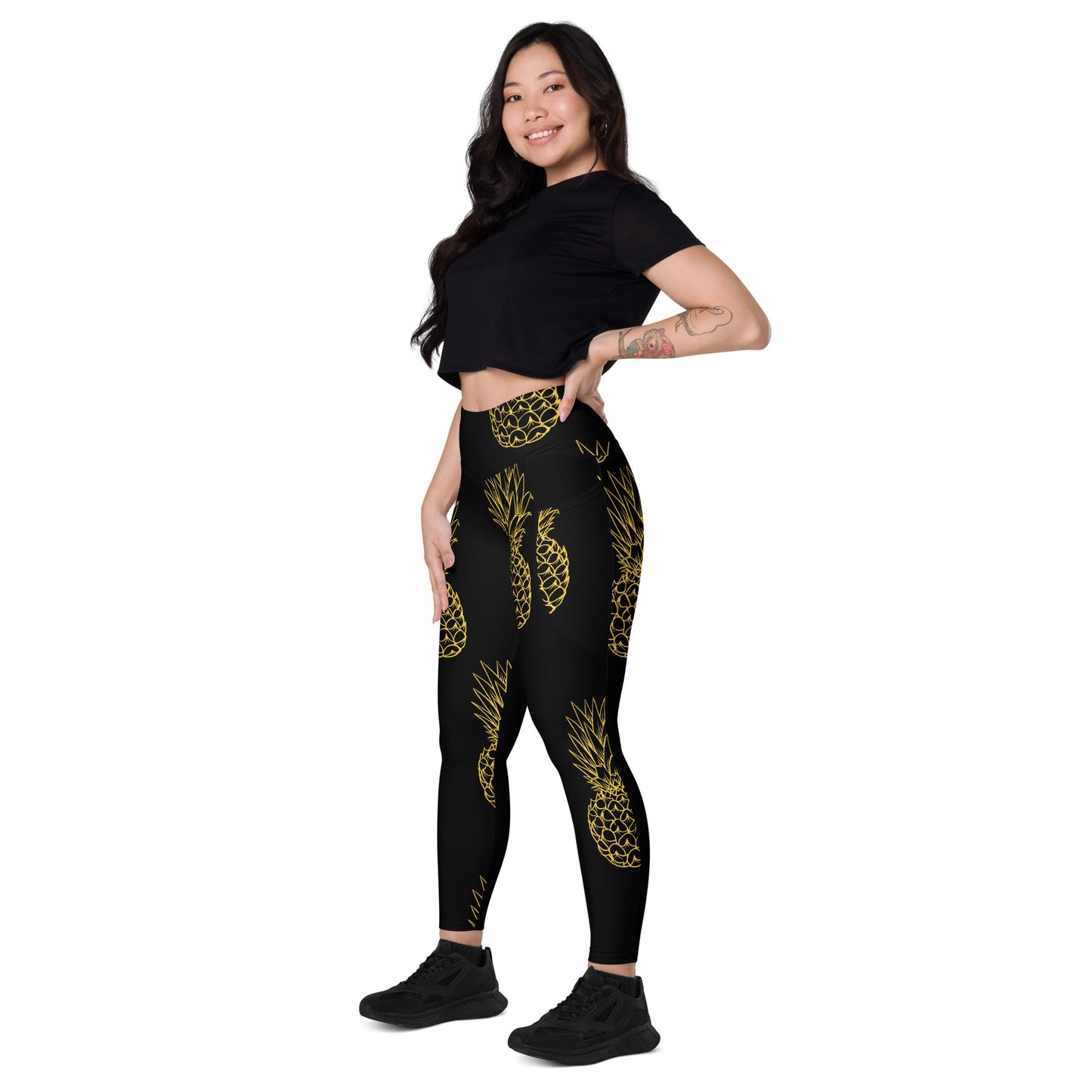 Pineapple Bliss Women's Leggings With Pockets - FLAKOUT