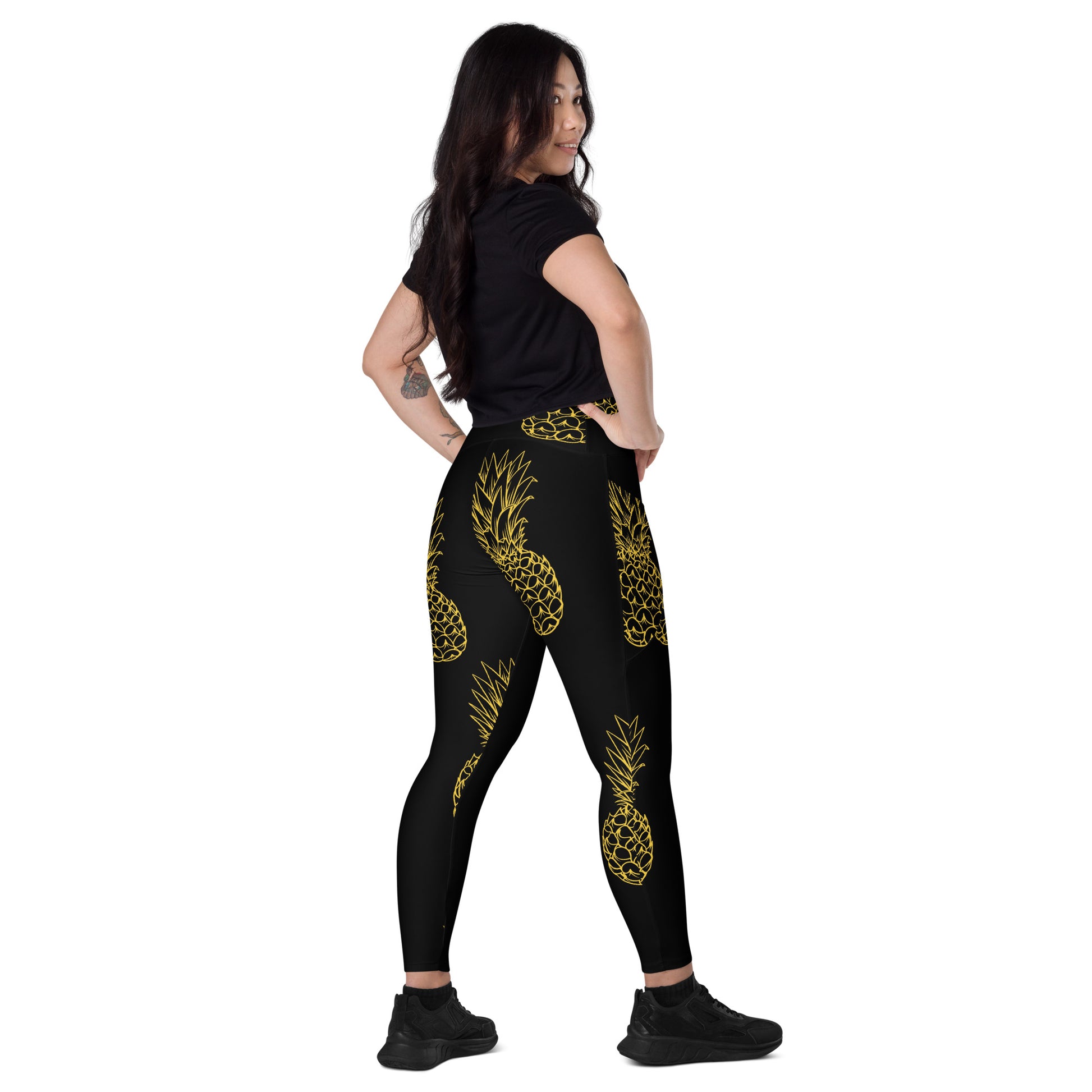 Pineapple Bliss Women's Leggings With Pockets - FLAKOUT