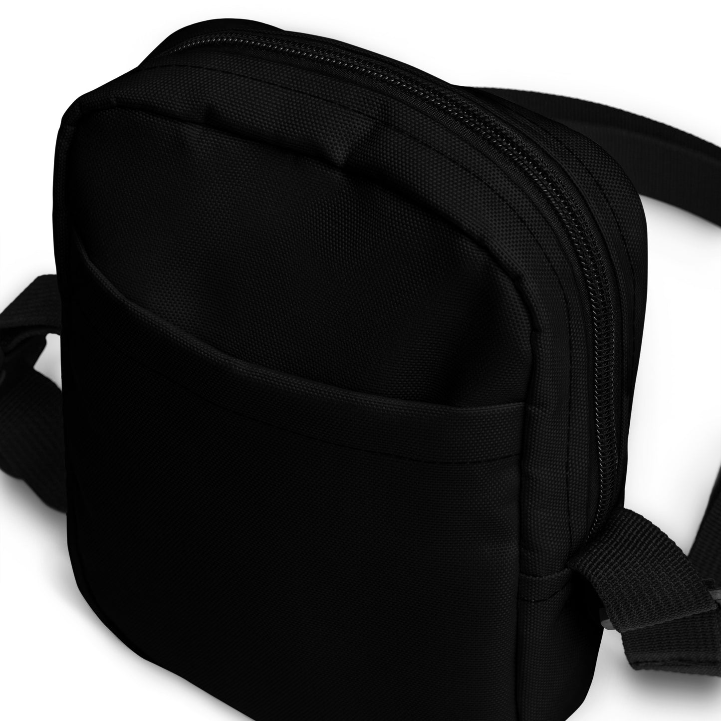 Unisex Water-resistant Crossbody Bag - Black - FLAKOUT