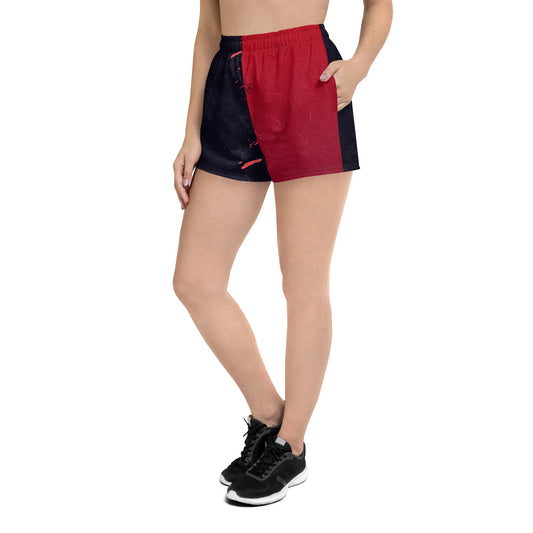 Athletic Shorts Red Black Crush - FLAKOUT