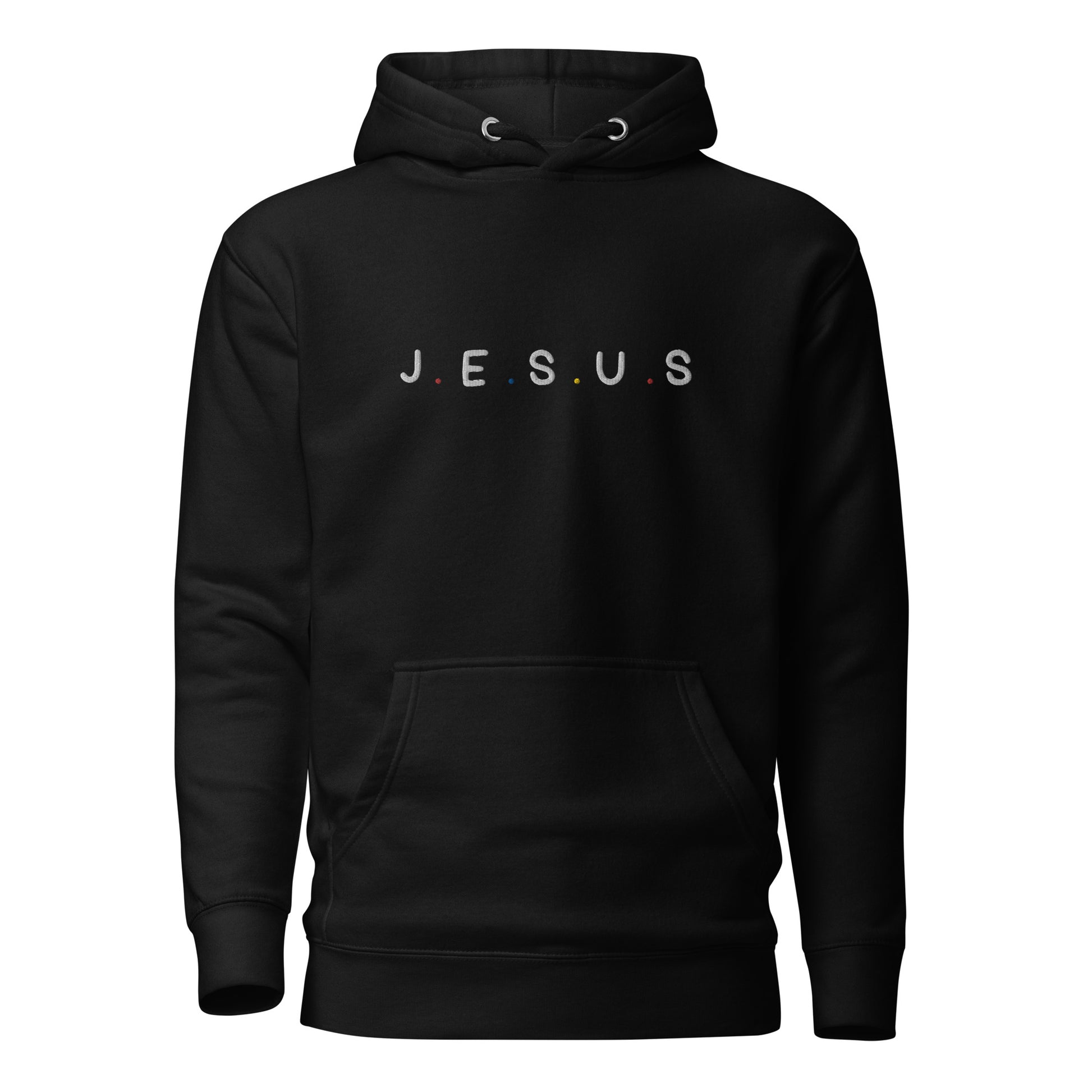 J.E.S.U.S Embroidered Unisex Hoodie - FLAKOUT