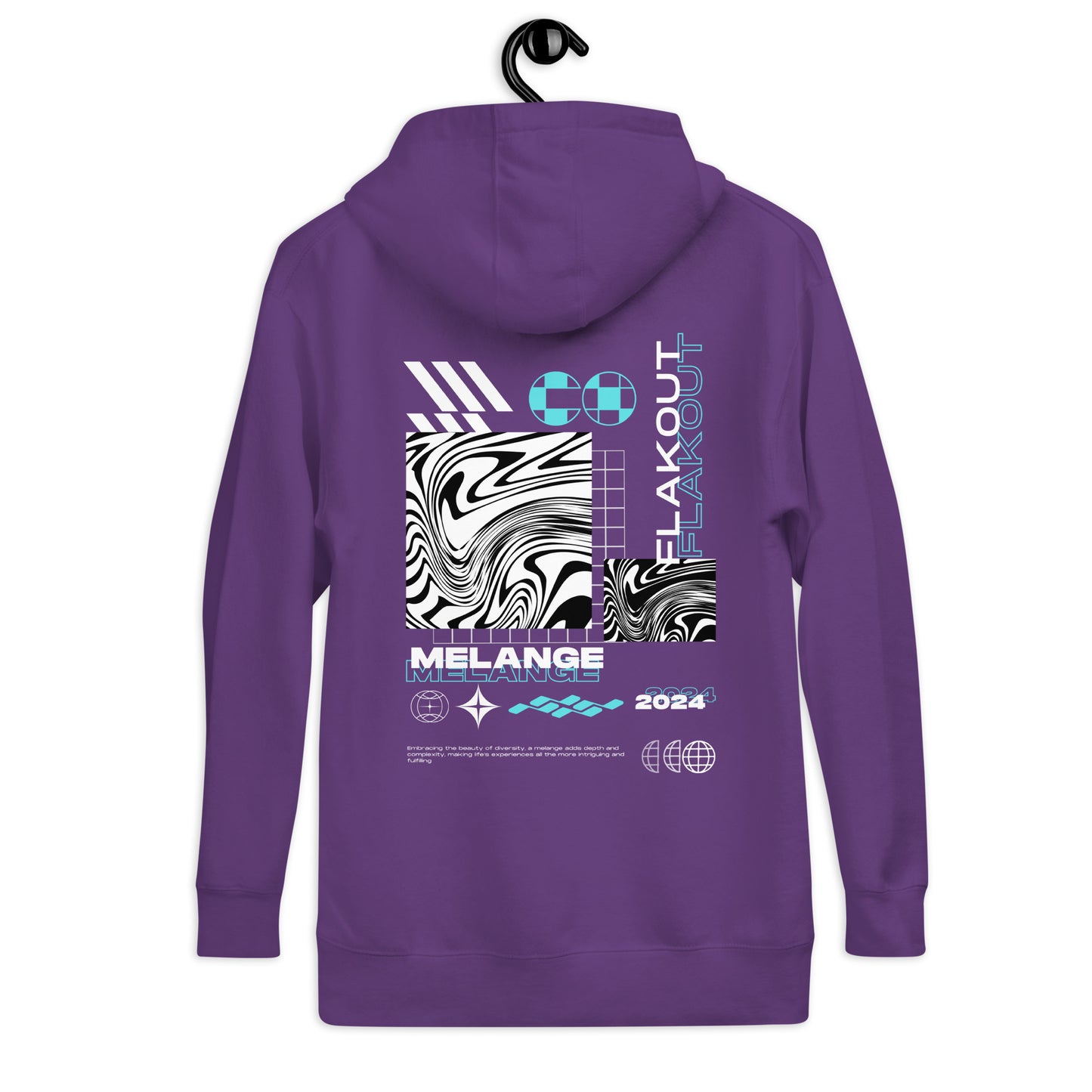 Melange Unisex Hoodie - FLAKOUT