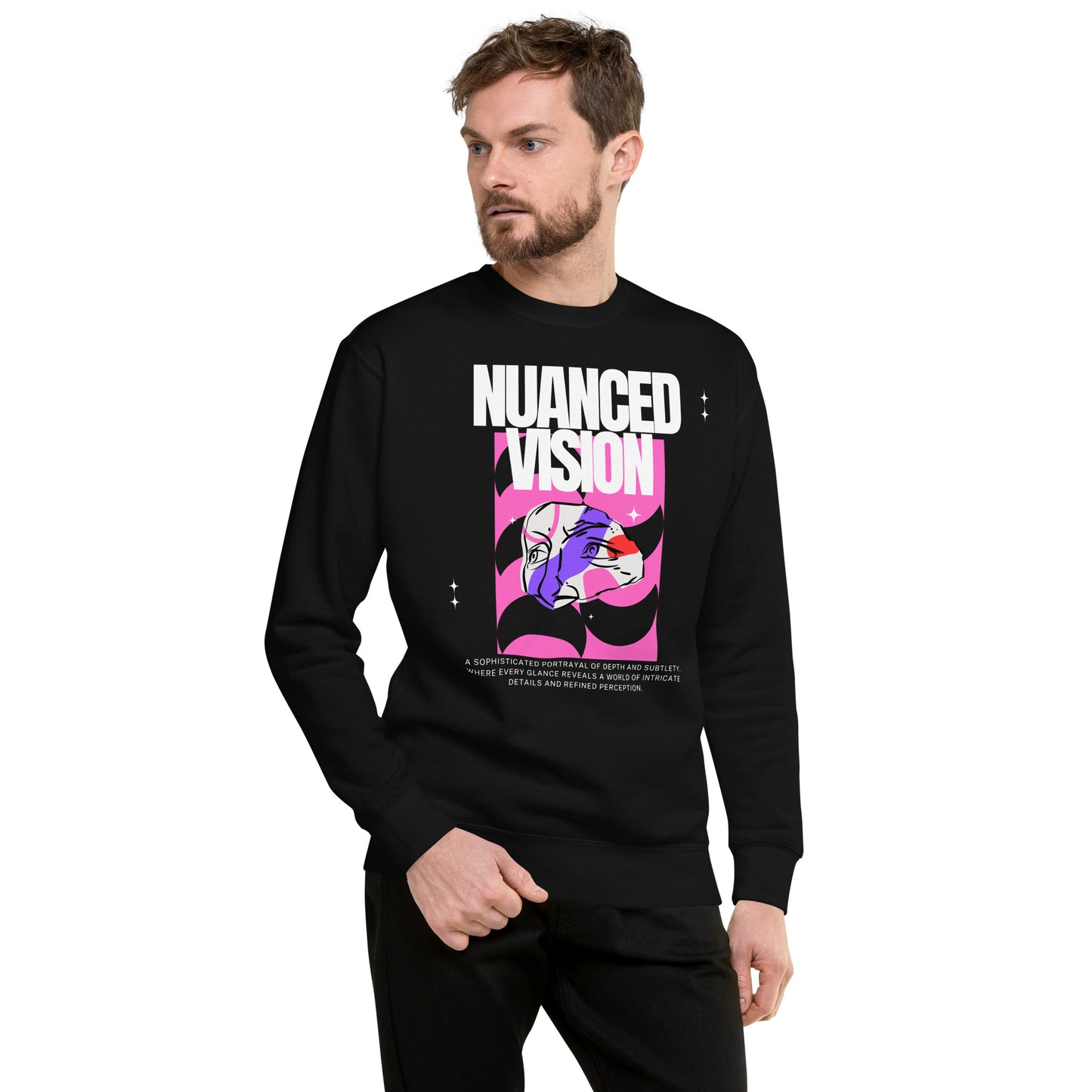 Nuanced Vision Unisex Fleece Sweatshirt - FLAKOUT