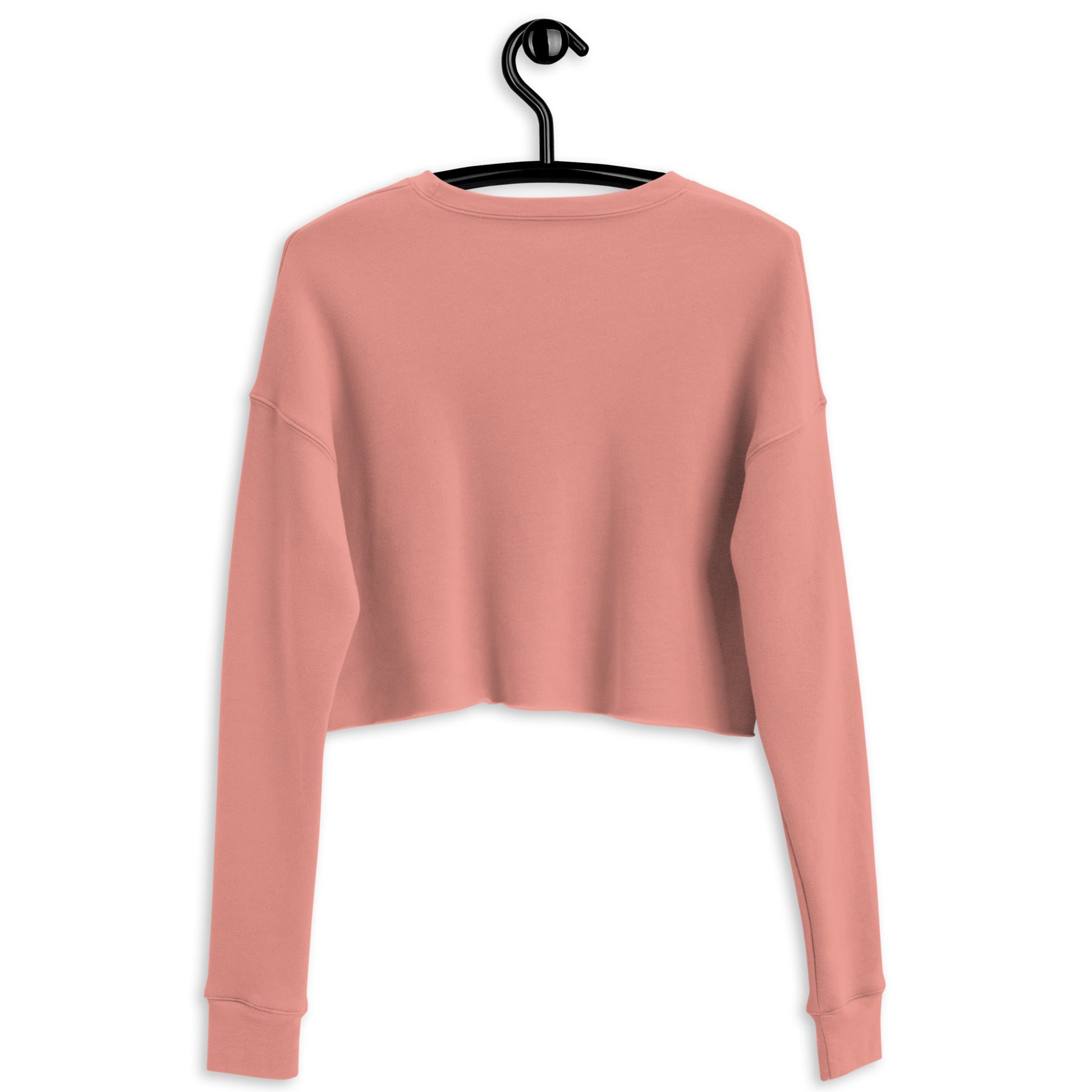 Violet Veil Of Oblivion Women's Crop Sweatshirt - Mauve - FLAKOUT