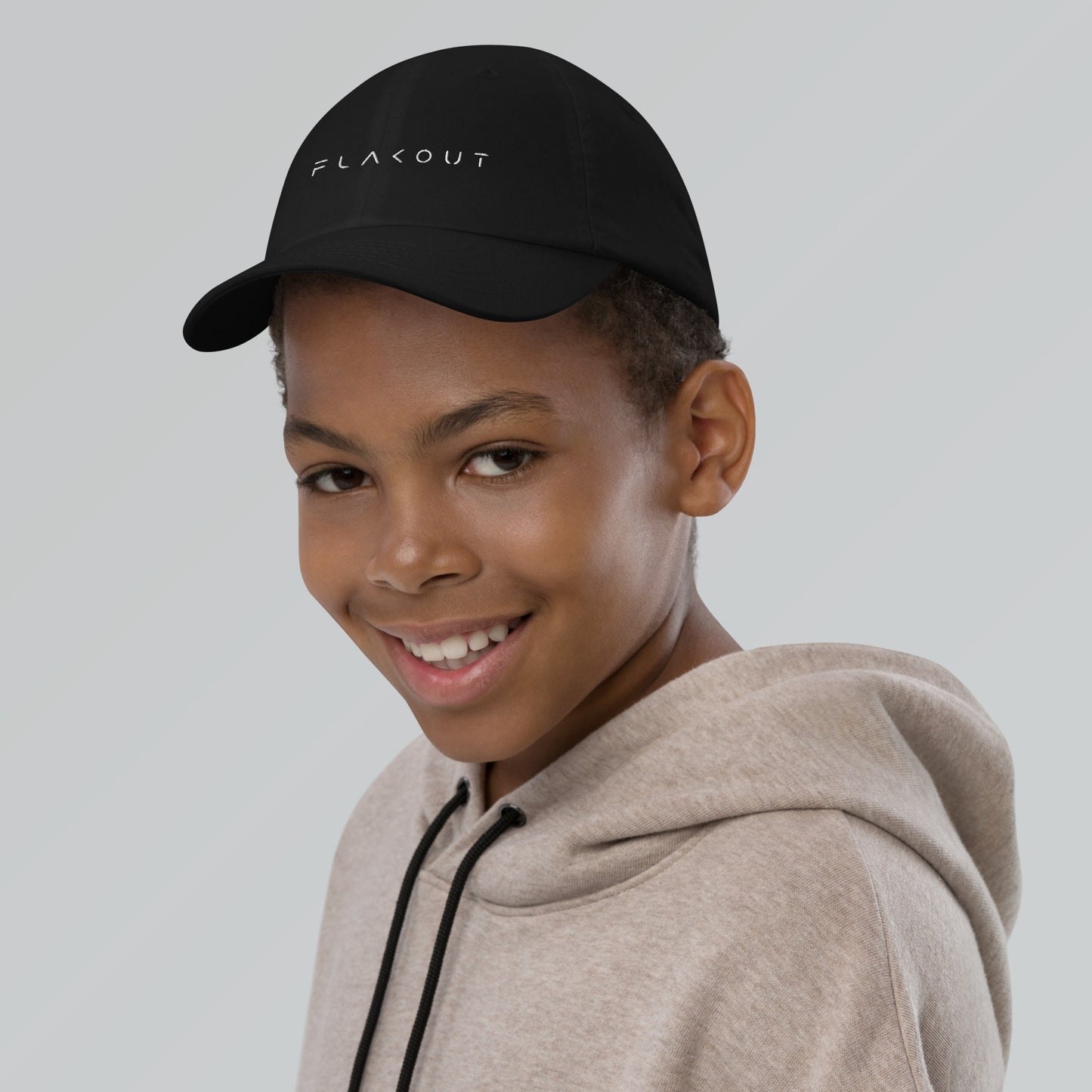 FLAKOUT Logo Embroidered Kid's Baseball Cap