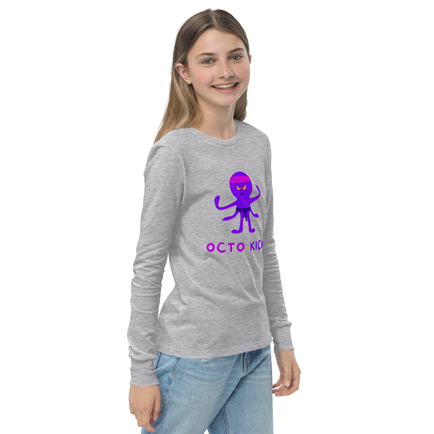 Octo-Kick Unisex Kid's Long Sleeve Tee - FLAKOUT