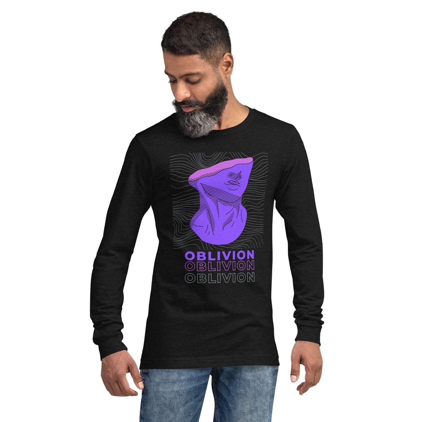 Violet Veil Of Oblivion Long Sleeve Tee - FLAKOUT