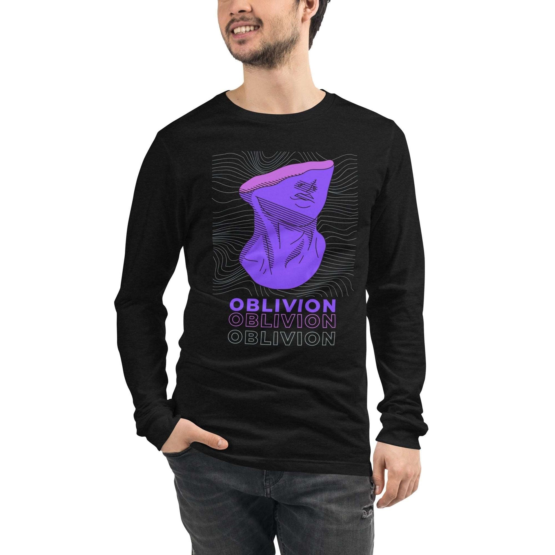 Violet Veil Of Oblivion Long Sleeve Tee - FLAKOUT