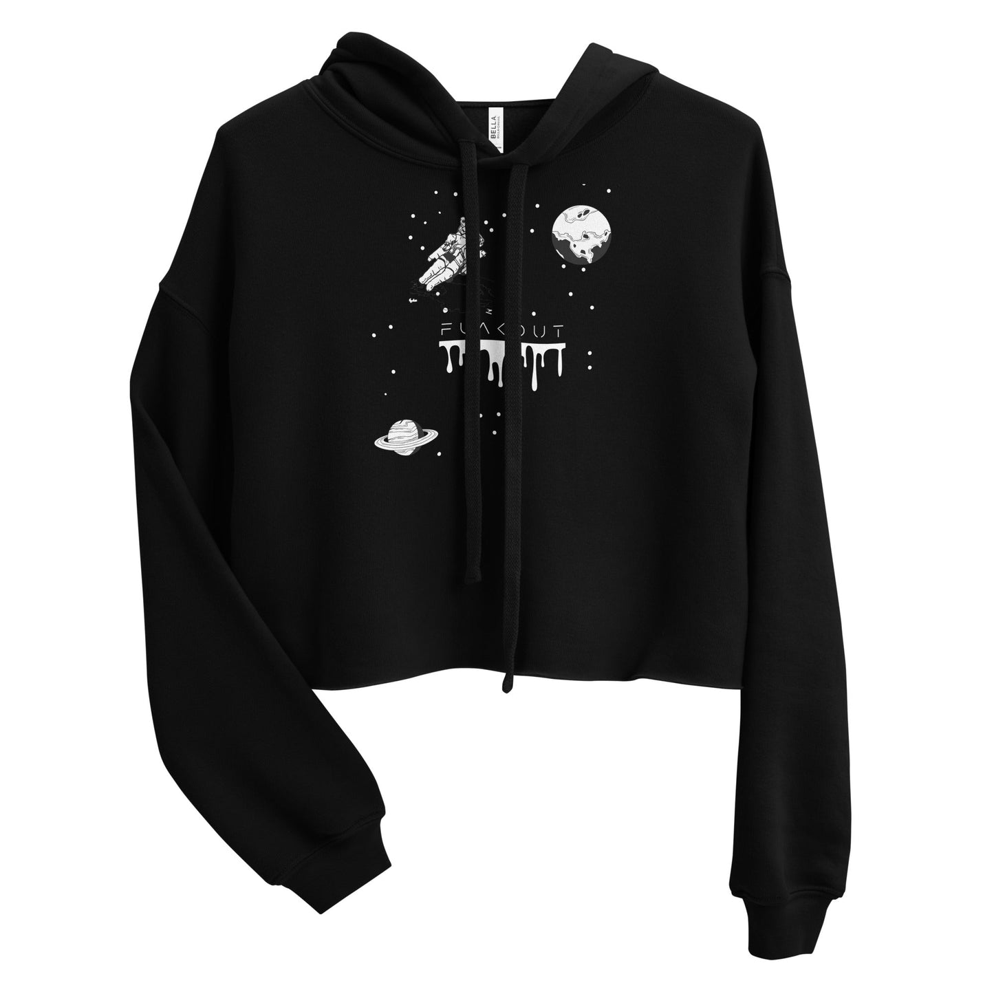 Women's Crop Hoodie Astronaut - FLAKOUT